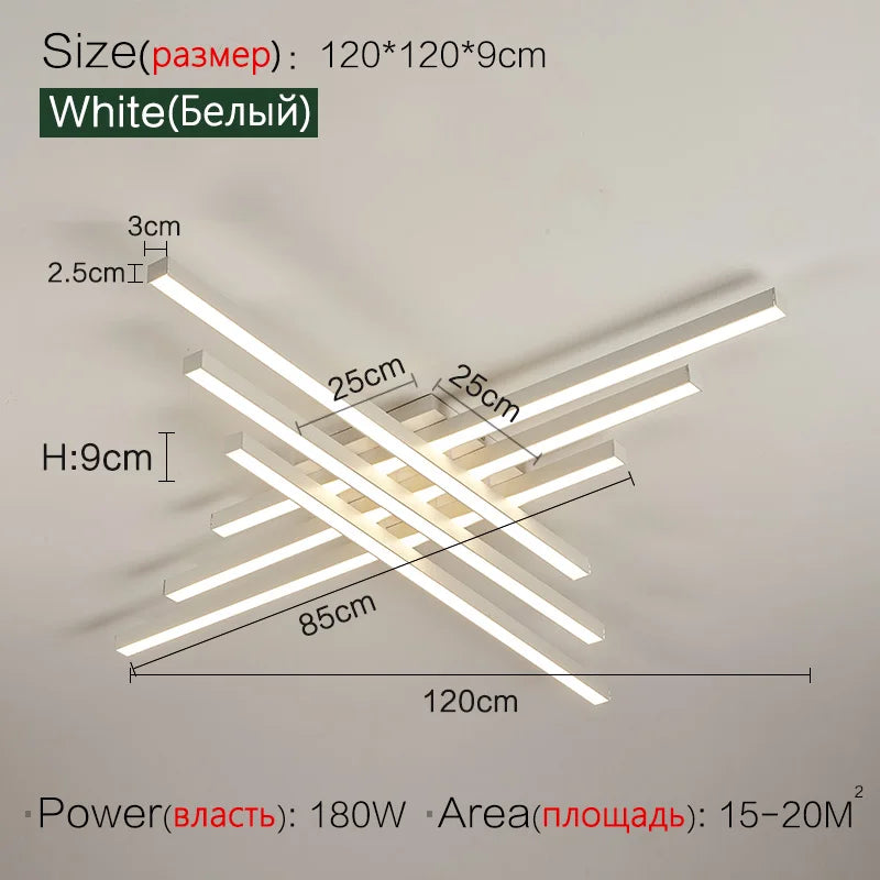 Ceiling light simple modern bedroom  atmosphere duplex villa hall Nordic lamps minimalist living room lamp room ceiling lights